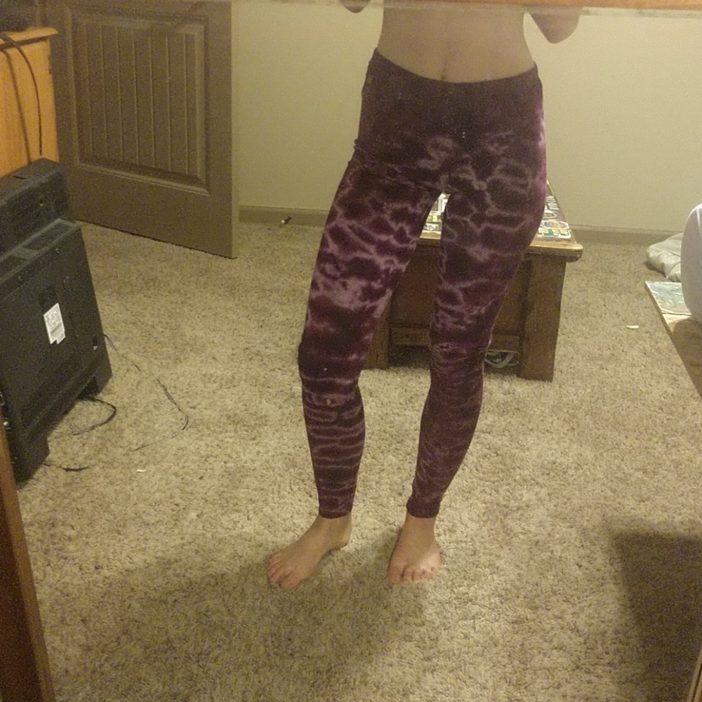 Boho tie dye leggings